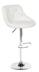 Baro kėdė Omega-G, balta kaina ir informacija | Virtuvės ir valgomojo kėdės | pigu.lt