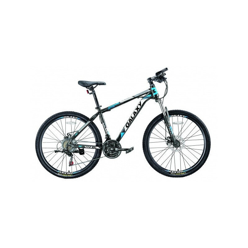 Kalnų dviratis Galaxy MTB 19 / 27.5", juodas/žalias kaina ir informacija | Dviračiai | pigu.lt