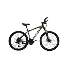 Kalnų dviratis Galaxy MTB 19 / 27.5", juodas/žalias цена и информация | Велосипеды | pigu.lt