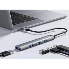 USB šakotuvas 4x USB kaina ir informacija | Adapteriai, USB šakotuvai | pigu.lt