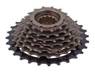 Verso 7-speed Freewheel 14-28T index Black - Brown цена и информация | Другие запчасти для велосипеда | pigu.lt