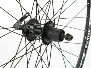 Rear wheel 29 "-28" Disc XMX A282QR hub cassette 8-9-10 speed, disc brake, sealed bearings, black rim цена и информация | Покрышки, шины для велосипеда | pigu.lt
