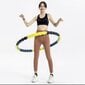 Lankas Hula Hop, 110 cm, geltonas kaina ir informacija | Gimnastikos lankai ir lazdos | pigu.lt