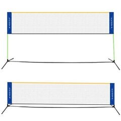 Badmintono tinklas, mėlynas цена и информация | Бадминтон | pigu.lt