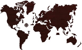 Medinis pasaulio žemėlapis kaina ir informacija | Dėlionės (puzzle) | pigu.lt