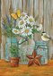 Deimantinė mozaika Vaza su gėlėmis, 40x50 cm цена и информация | Deimantinės mozaikos | pigu.lt