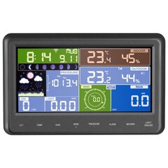 Belaidė saulės meteorologinė stotis LCD WiFi 100m kaina ir informacija | Mechaniniai įrankiai | pigu.lt