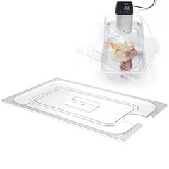 Крышка из поликарбоната с вырезом для Sous-Vide для контейнеров GN 1/2 - Hendi 864210 цена и информация | Кухонная утварь | pigu.lt