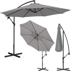 Sodo skėtis Uniprodo R300DG_N, pilkas цена и информация | Зонты, маркизы, стойки | pigu.lt