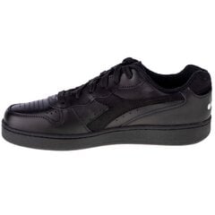 Laisvalaikio batai vyrams Diadora Mi Basket Low M 501-176733-01-80013, juodi цена и информация | Кроссовки для мужчин | pigu.lt