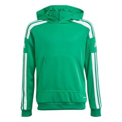 Bluzonas vaikams Adidas Squadra 21 Hoody Youth, žalias цена и информация | Свитеры, жилетки, пиджаки для мальчиков | pigu.lt