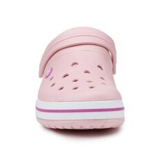 Šlepetės moterims Crocs Crocband W 11016, rožinės kaina ir informacija | Šlepetės moterims | pigu.lt