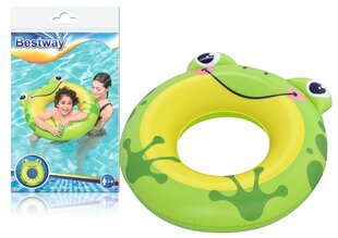 Кольцо для плавания «Лягушка» 76 x 85 см, Bestway 36351 цена и информация | Игрушки для песка, воды, пляжа | pigu.lt