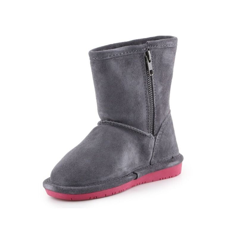 Žieminiai batai vaikams BearPaw Emma Toddler Zipper sw630525, pilki kaina ir informacija | Žieminiai batai vaikams | pigu.lt