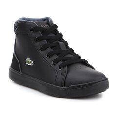 Auliniai batai vaikams Lacoste Explorateur Lace sw631129.8103, juodi цена и информация | Ботинки детские | pigu.lt