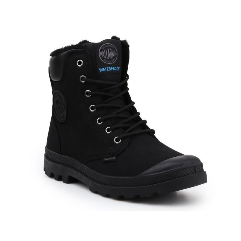 Laisvalaikio batai vyrams Palladium Pampa Sport Cuff Waterproof, juodi kaina ir informacija | Vyriški batai | pigu.lt