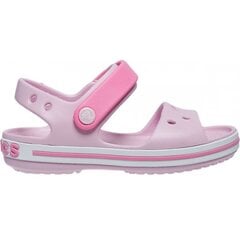 Basutės vaikams Crocs Crocband Sandal Kids 12856 6GD SW6511238230, rožinės цена и информация | Детские сандали | pigu.lt