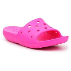 Crocs šlepetės vaikams Classic Slide sw653053.8443, rožinės цена и информация | Детские тапочки, домашняя обувь | pigu.lt