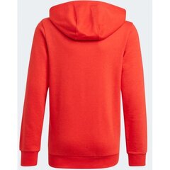 Adidas džemperis mergaitėms Essentials big logo hoodie SW653779.8366, raudonas kaina ir informacija | Megztiniai, bluzonai, švarkai mergaitėms | pigu.lt