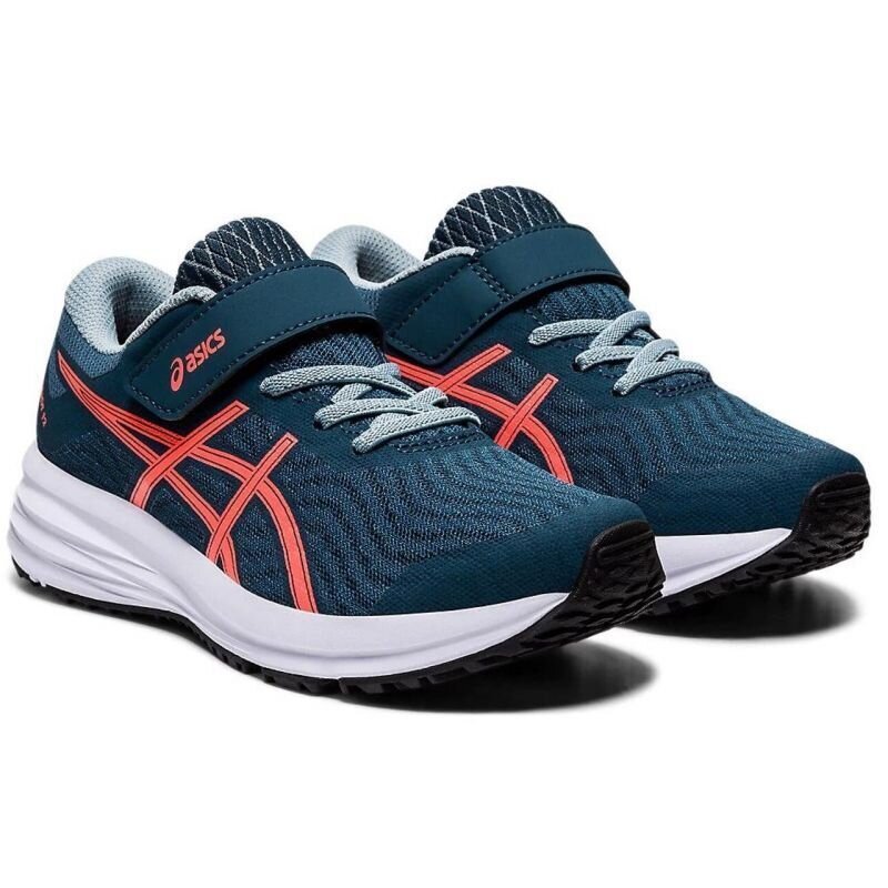 Sportiniai batai mergaitėms Asics patriot 12 ps M1014A138-400 SW684312.2692, mėlyni цена и информация | Sportiniai batai vaikams | pigu.lt