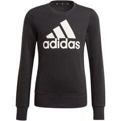 Adidas džemperis mergaitėms Essentials big logo SW686674.8325, juodas цена и информация | Свитеры, жилетки, пиджаки для девочек | pigu.lt