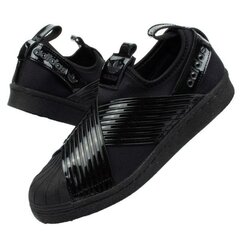 Laisvalaikio bateliai moterims Adidas Superstar Slipon W Bd8055, juodi kaina ir informacija | Sportiniai bateliai, kedai moterims | pigu.lt