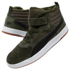 Auliniai batai vaikams Puma Rebound Street Sd Fur Ps Jr sw737116.1245, žali kaina ir informacija | Aulinukai vaikams | pigu.lt