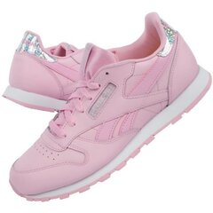 Reebok sportiniai batai mergaitėms Cl leather pastel w BS8972 SW737479.2681, rožiniai цена и информация | Детская спортивная обувь | pigu.lt