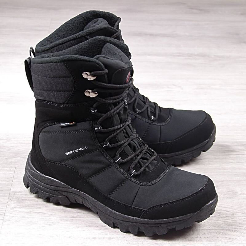 Žygio batai moterims American Club M AM589, juodi цена и информация | Aulinukai, ilgaauliai batai moterims | pigu.lt