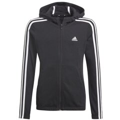 Adidas džemperis mergaitėms Essentials 3s SW772042.8484, juodas цена и информация | Свитеры, жилетки, пиджаки для девочек | pigu.lt