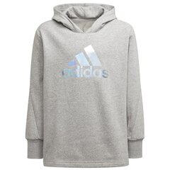 Bluzonas mergaitėms Adidas sw783541.8484, pilkas kaina ir informacija | Megztiniai, bluzonai, švarkai mergaitėms | pigu.lt