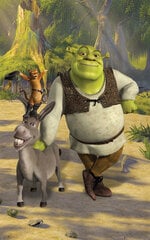 Фотообои Shrek 243.84 x 152.4 cm цена и информация | Детские фотообои | pigu.lt