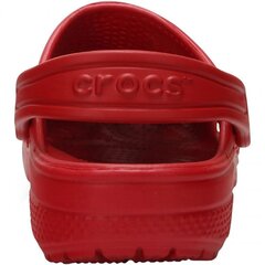 Crocs šlepetės vaikams Toddler Classic Clog sw814166.8224, raudonos цена и информация | Детские тапочки, домашняя обувь | pigu.lt