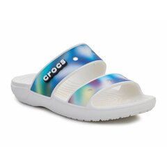 Šlepetės moterims Crocs Classic Solarized Sandal W 207771, mėlynos цена и информация | Женские тапочки | pigu.lt