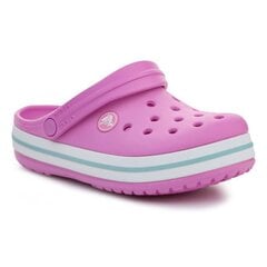 Šlepetės vaikams Crocs Crocband Kids Clog SW8204248461, rožinės kaina ir informacija | Šlepetės, kambario avalynė vaikams | pigu.lt