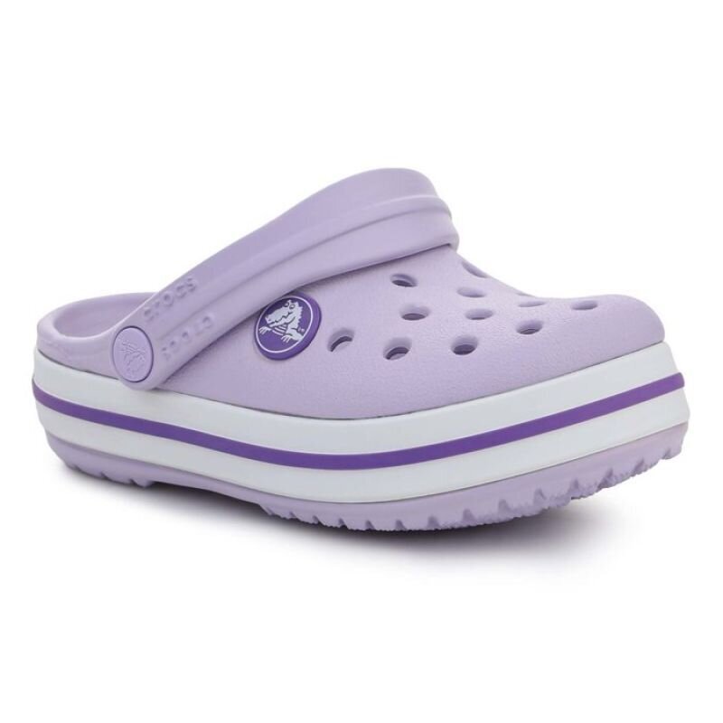 Šlepetės vaikams Crocs Crocband Kids Clog SW8211408432, violetinės kaina ir informacija | Šlepetės, kambario avalynė vaikams | pigu.lt