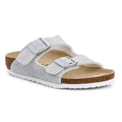 Šlepetės vaikams Birkenstock Arizona Kids SW8246428161, sidabrinės цена и информация | Детские тапочки, домашняя обувь | pigu.lt