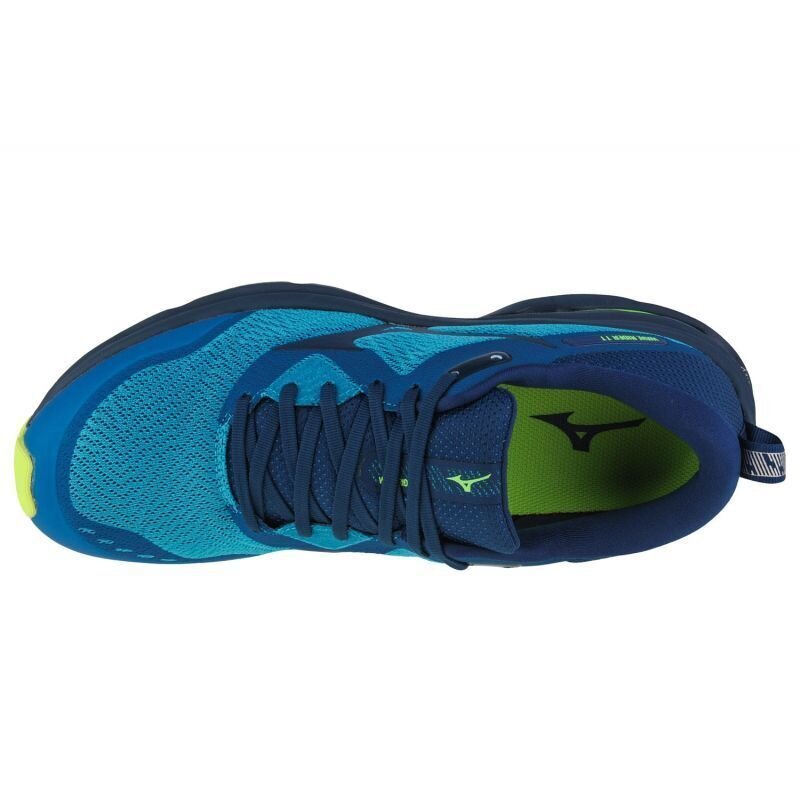 Bėgimo batai vyrams Mizuno Wave Rider sw845312.8075, mėlyni kaina ir informacija | Kedai vyrams | pigu.lt