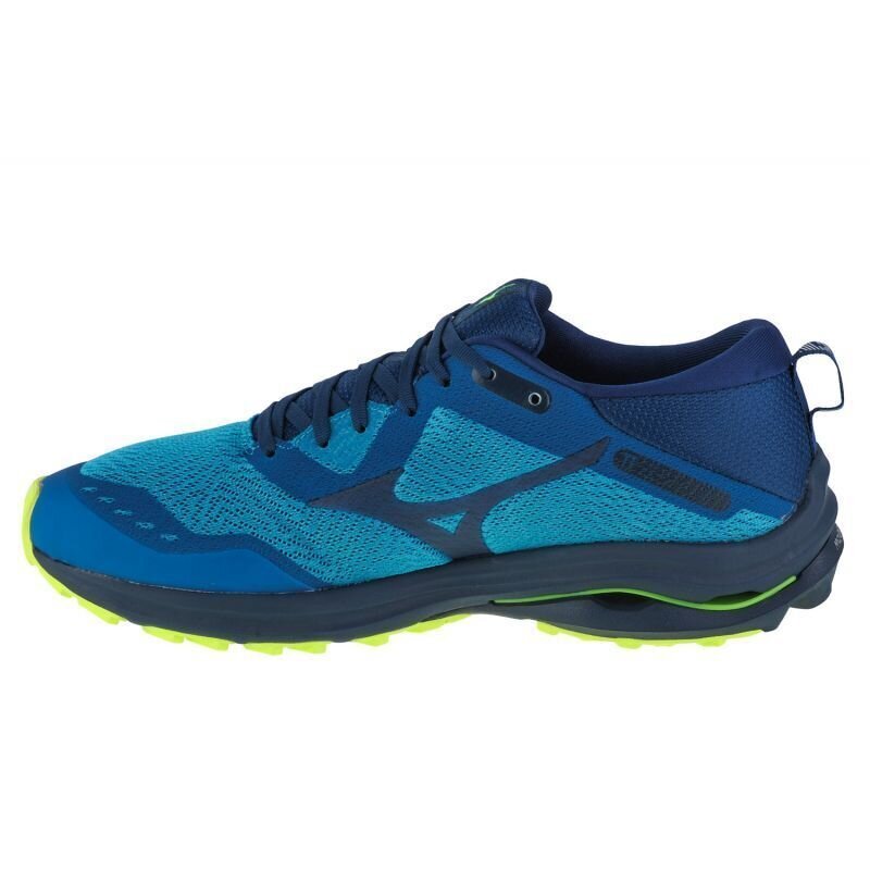 Bėgimo batai vyrams Mizuno Wave Rider sw845312.8075, mėlyni kaina ir informacija | Kedai vyrams | pigu.lt