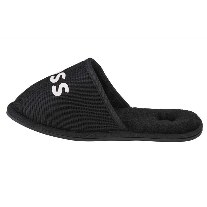 Šlepetės vaikams Boss Logo Slippers SW8458822677, juodos kaina ir informacija | Šlepetės, kambario avalynė vaikams | pigu.lt