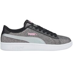 Puma sportiniai batai mergaitėms Smash v2 glitz glam SW856793.6175, pilki kaina ir informacija | Sportiniai batai vaikams | pigu.lt