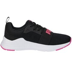 Puma sportiniai batai mergaitėms Wired run SW857669.6173, juodi цена и информация | Детская спортивная обувь | pigu.lt