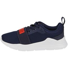 Puma sportiniai batai berniukams Wired run ps SW857671.2682, mėlyni цена и информация | Детская спортивная обувь | pigu.lt