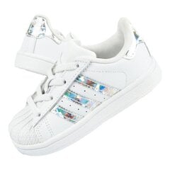 Adidas sportiniai batai mergaitėms Superstar SW867675.1275, balti цена и информация | Детская спортивная обувь | pigu.lt