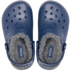 Crocs šlepetės vaikams Lined Clog sw872447.6867, mėlynos цена и информация | Детские тапочки, домашняя обувь | pigu.lt