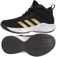 Adidas krepšinio bateliai vaikams Cross em up 5 k wide SW873882.8062, juodi kaina ir informacija | Sportiniai batai vaikams | pigu.lt