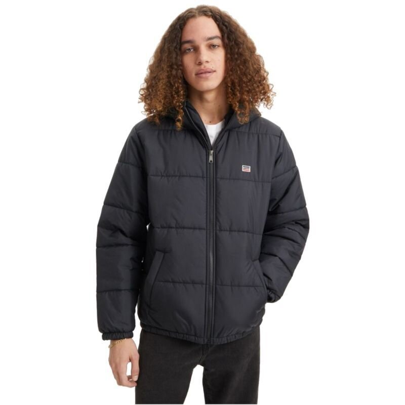 Levi's striukė vyrams Telegraph Hood Shrt SW875546.1899, juoda kaina ir informacija | Vyriškos striukės | pigu.lt