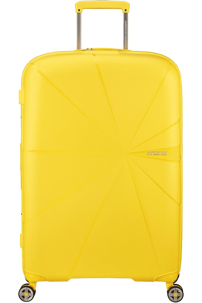 Didelis lagaminas American Tourister Starvibe Spinner Electric Lemon L 77 cm, geltonas kaina ir informacija | Lagaminai, kelioniniai krepšiai | pigu.lt