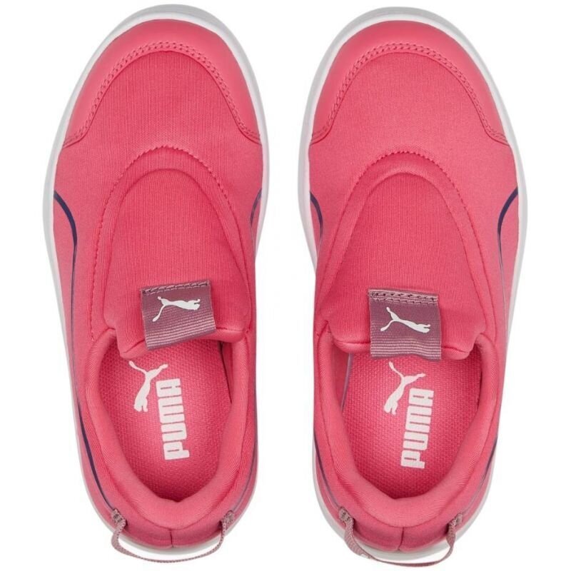 Puma sportiniai batai mergaitėms Courtflex v2 slip on ps SW878269.8083, rožiniai kaina ir informacija | Sportiniai batai vaikams | pigu.lt