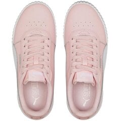 Puma sportiniai batai mergaitėms Carina 2.0 SW878270.2678, rožiniai kaina ir informacija | Sportiniai batai vaikams | pigu.lt